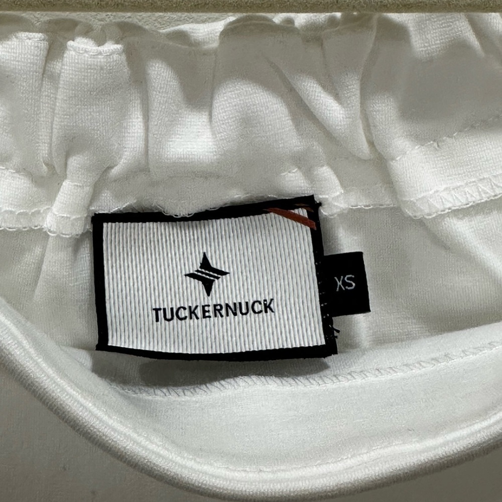 Tuckernuck Miranda Off Shoulder 3/4 Length Top White NWOT XS - Picture 6 of 13